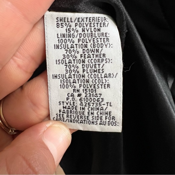 Talbots Down Feather Jacket Size Small - Picture 3 of 12